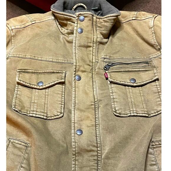 Levi's Mens Quilted Four Pocket Canvas Jacket size XL - Picture 7 of 14